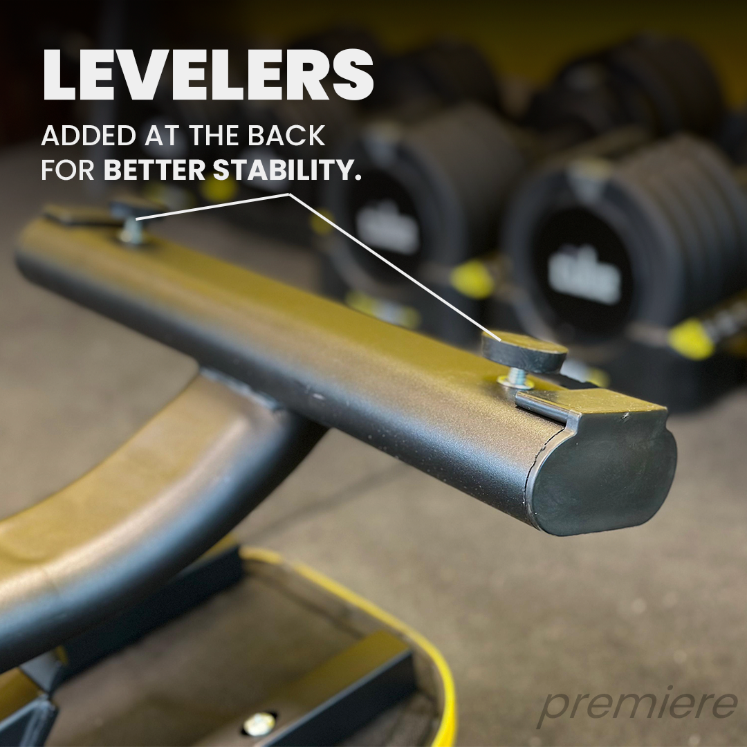 Adjustable Gym Bench PREMIERE - | Bench Press for Home Gym | Chest Workout Equipment |